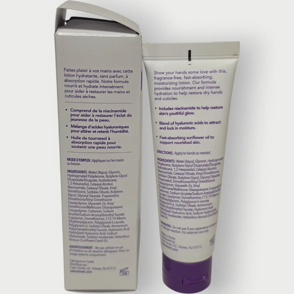 New ColorStreet‎ Hand Lotion - Lightweight And Fragrance Free 1.69 oz SHIPS FREE